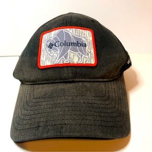 Columbia Hat SnapBack Bull Patch Black Cap